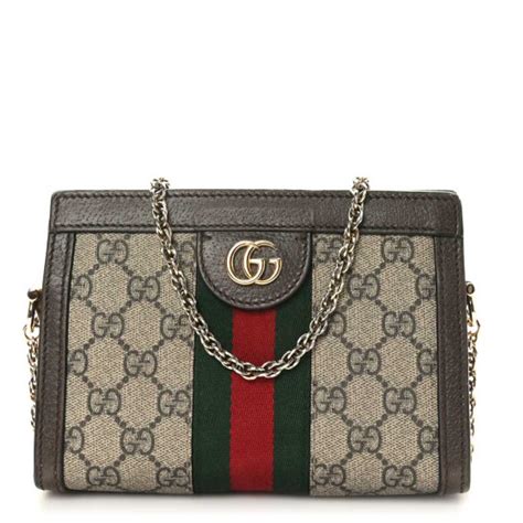 gucci gg 95001|GUCCI GG Supreme Monogram Textured Dollar Calfskin Web .